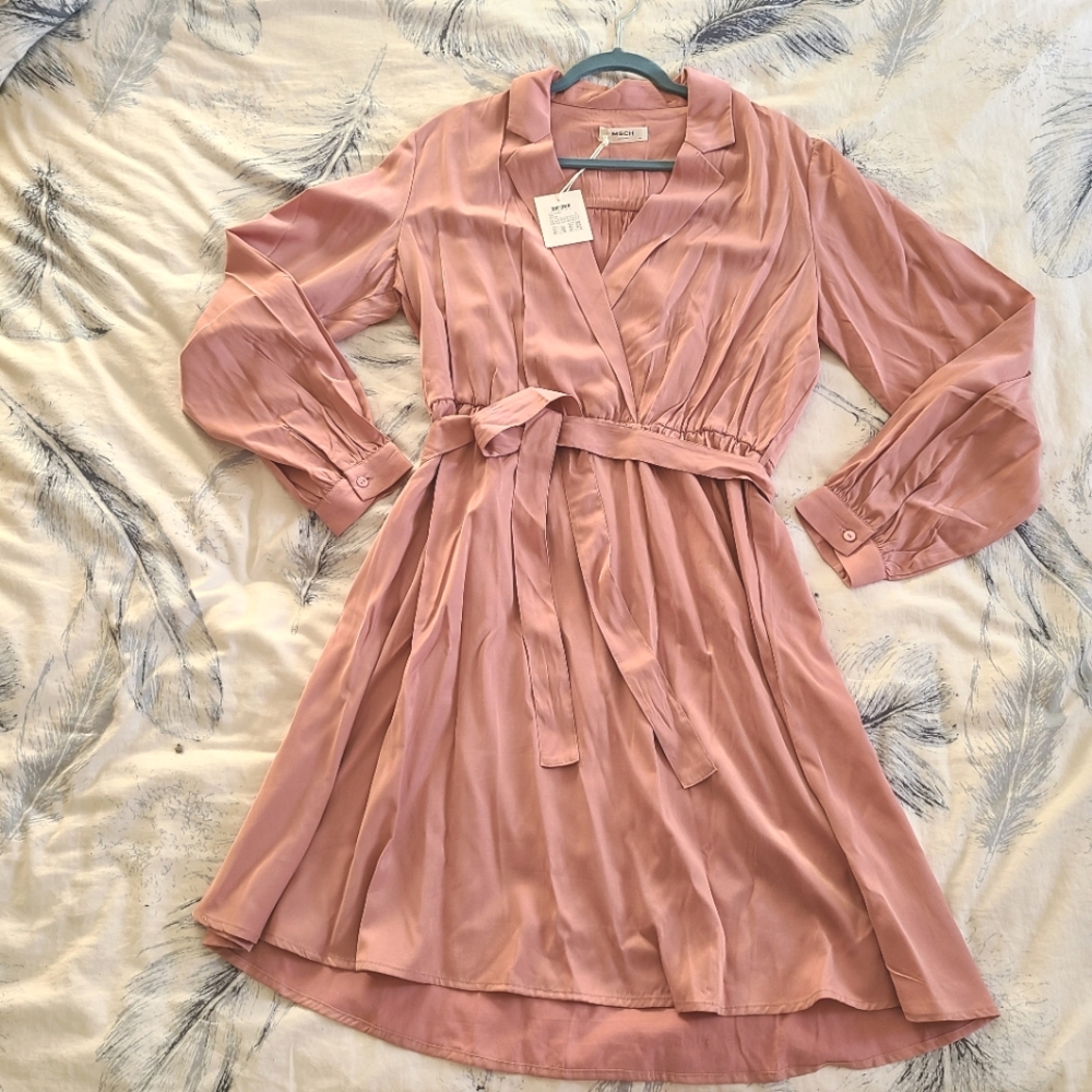 MSCH Copenhagen Tie Waist Blazer Dress